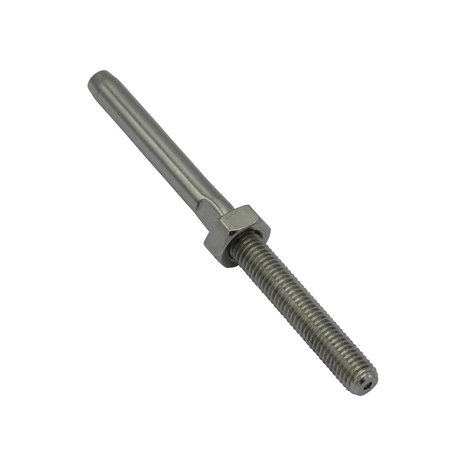Swage Tensioner Fitting Terminal Stainless Steel with M10 RH Thread (5MM Wire)