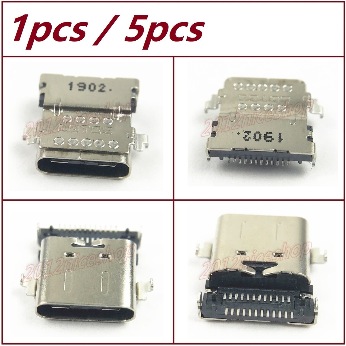 For HP Spectre 13-aw0013dx 13-aw0023dx USB Type C Charging Port
