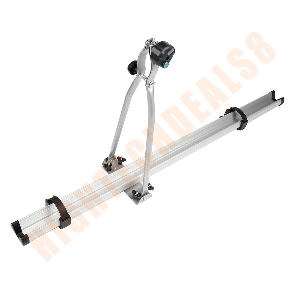 Universal 48" Roof Rack Adjustable Cross Bar+Bike Rack HeavyDuty Clamp Mount eBay