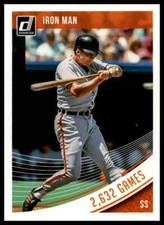 2018 Donruss Variation SP #64 Cal Ripken Jr. Baltimore Orioles HOF IRON MAN