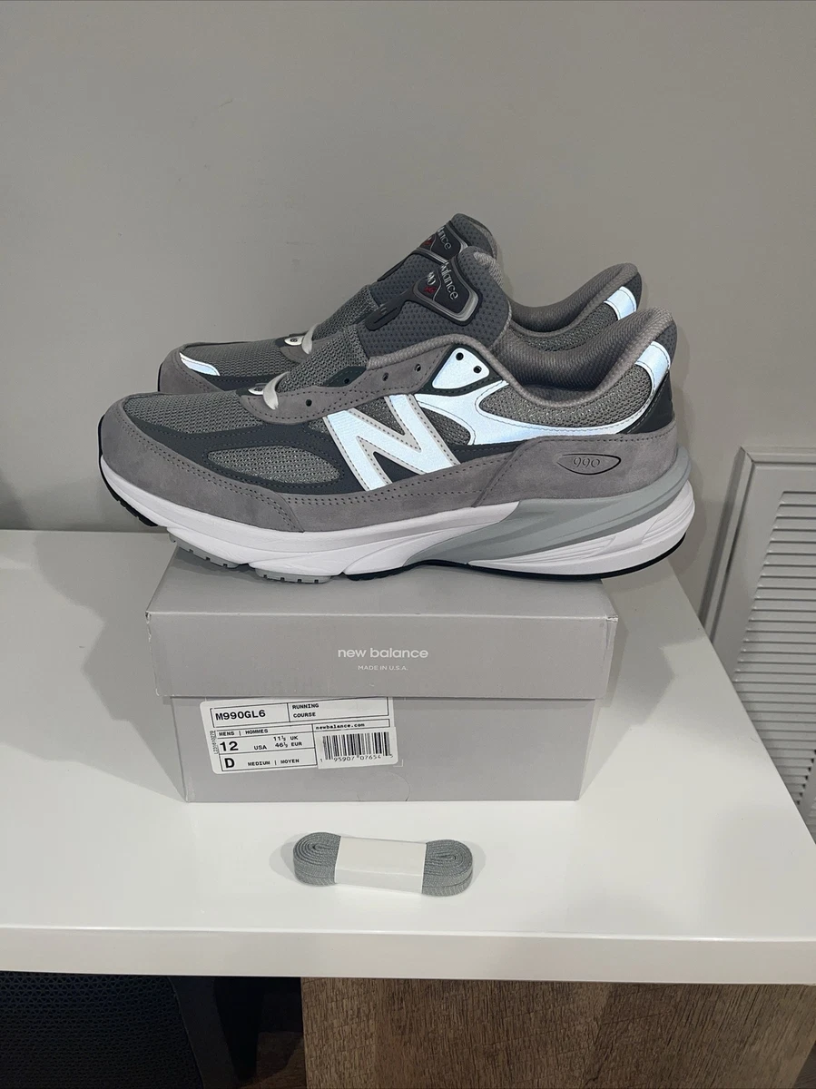 New Balance FuelCell 990 V6 Grey Sneaker M990GL6 Men