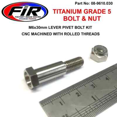 TITANIUM FRONT BRAKE MASTER CYLINDER PIVOT BOLT YZ YZF KX KXF CR CRF TRX