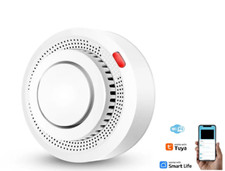 Détecteur de fumée WiFi 85 DB connecté avec alerte sur téléphone