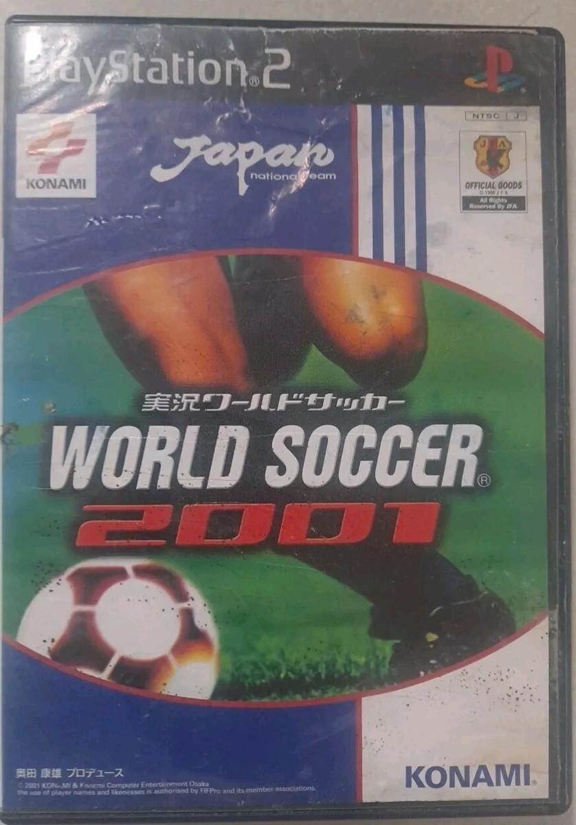 RARE! Jikkyou World Soccer 2001 PS2 Konami Japan Import SLPM