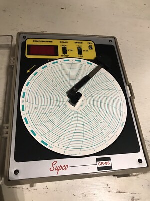 SUPCO CR86 CR-86 Temperature Recorder W Probe Sealed Units Parts Company Cr 86