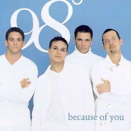98 degrees (feat. Stevie Wonder): Because Of You (CD-EP, 1998) | eBay