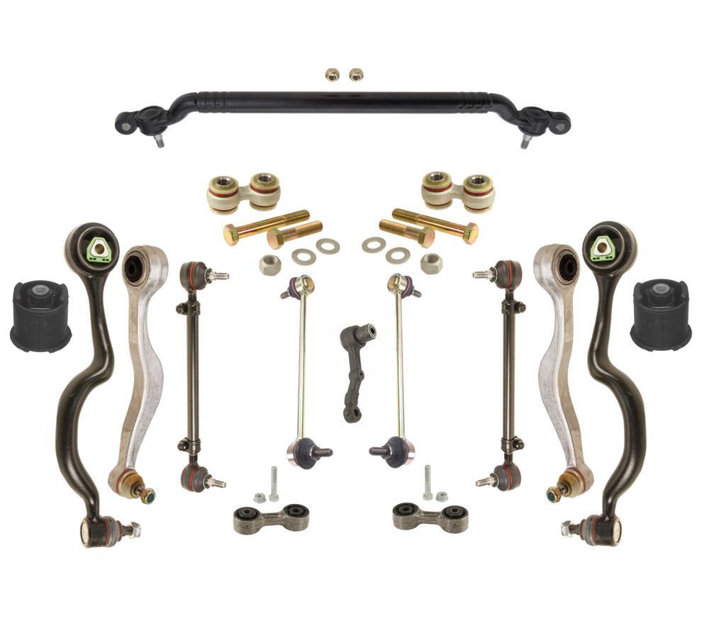 Lemforder 16-Piece Suspension Control Arm Kit For BMW E34 525i 530i ...
