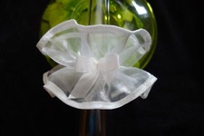 Candle skirt drip protection communion baptism new white D3.5-5cm