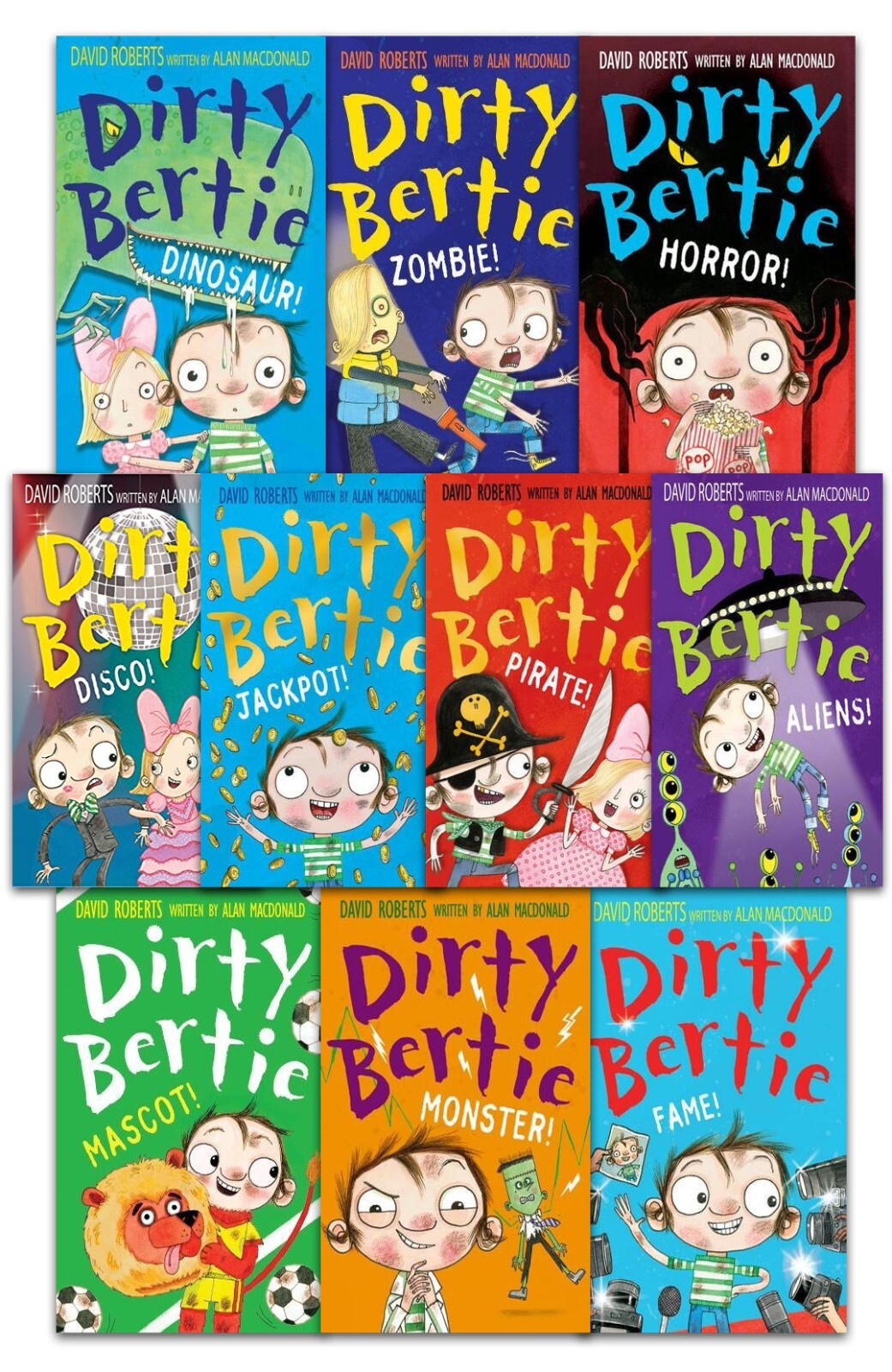 Dirty Bertie Series 3 Collection 10 Books Set (Book 21-30) by David Roberts - PB - Image 4
