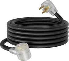 250V 40 Feet Welder Extension Cord, Heavy Duty 8 AWG NEMA 6-50 STW Welding Cord