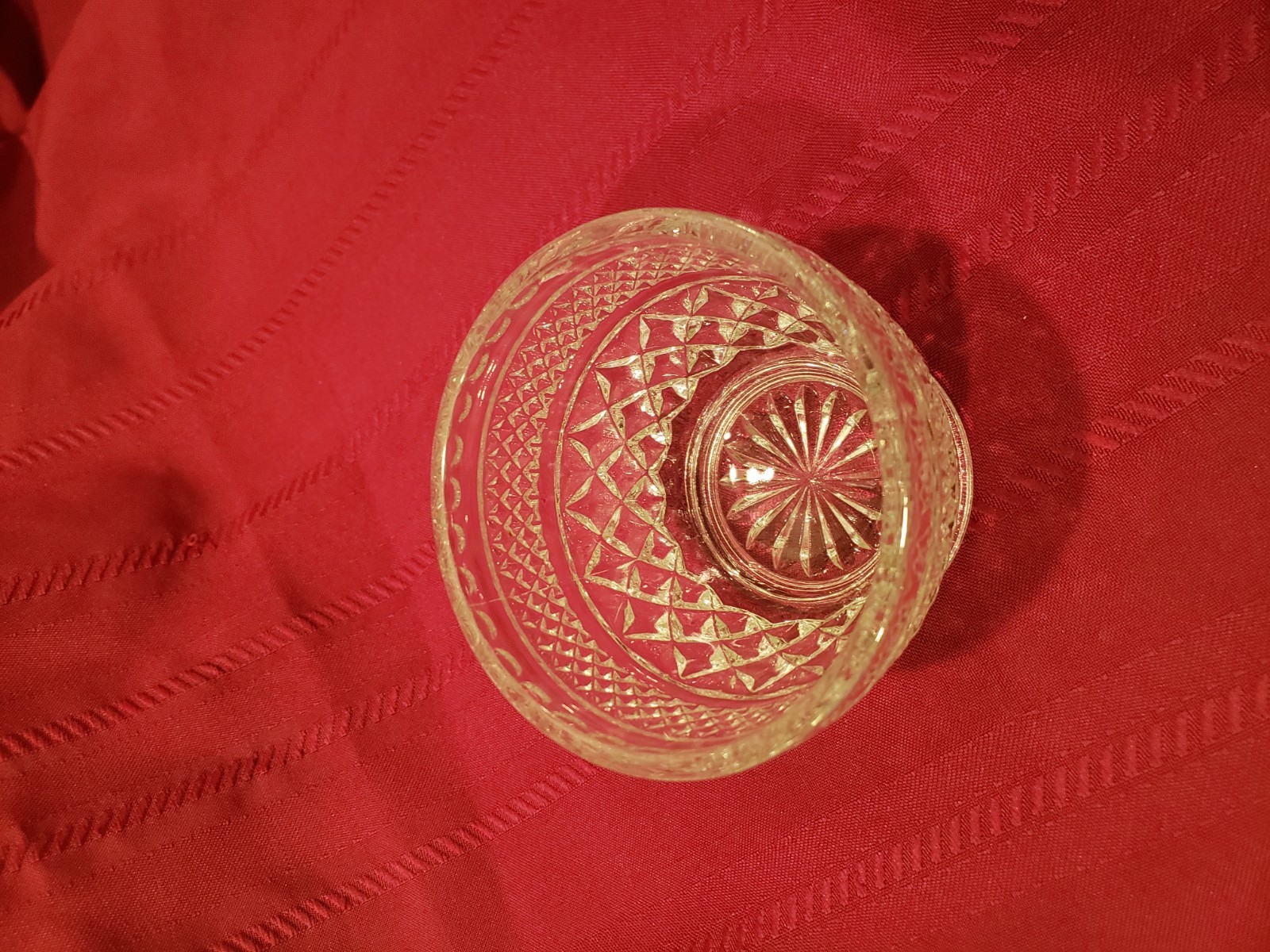 Vintage CUT GLASS SUGAR Bowl eBay