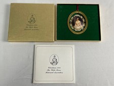 1993 White House Historical Association Christmas Ornament Box Complete Tyler