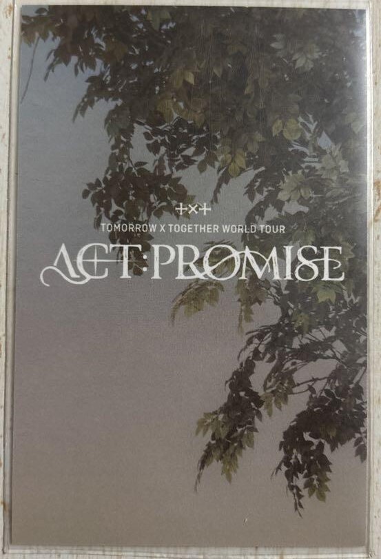 TXT Act: Promise in Seoul Moa Zone Official Photocard | eBay
