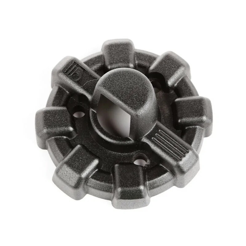 Support antenne Elite noir pour Jeep Wrangler JK et JL de 2007 à 2019