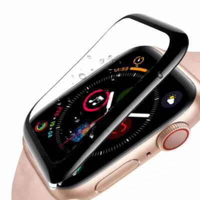 2x 3D Hartglas für Apple Watch Series 4 - 40mm Panzerfolie Full CURVED 9H