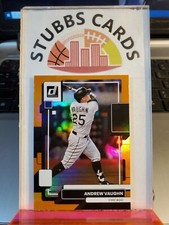 Andrew Vaughn #89 2022 Donruss Orange Holo White Sox￼