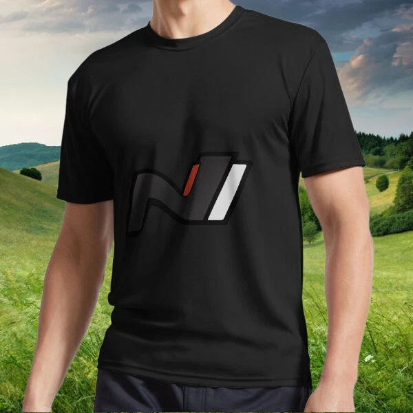 New Hyundai N Performance Logo Dark Active Logo American T-Shirt Funny S to 5XL - Image 2 of 3