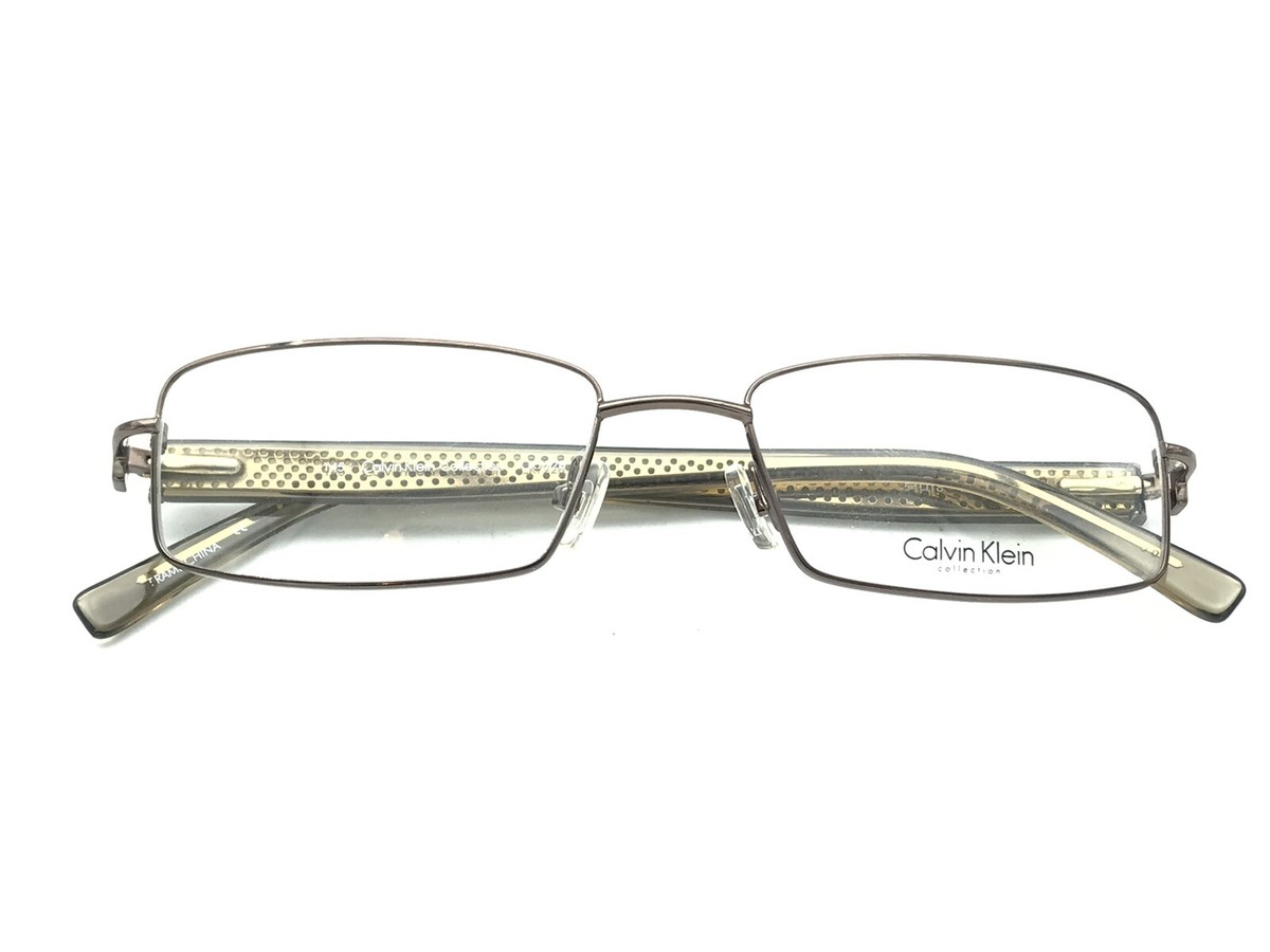 NWT Calvin Klein CK7228 211 Brown Metal Rectangle Eyeglasses Frame 52-18 140 Calvin Klein CK7228 211 Espresso Rectangular Eyeglasses  main image 3