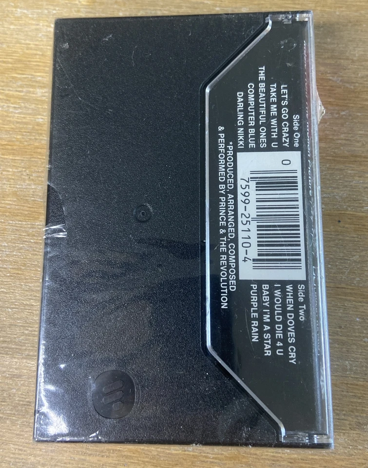 PRINCE and the Revolution PURPLE RAIN Cassette Tape Factory Sealed NOS Rare - Image 2 of 4
