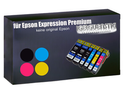 6x XL Drucker Patronen für Epson XP-630 max. Füll, Premium (kein original Epson)
