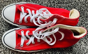 ebay red converse