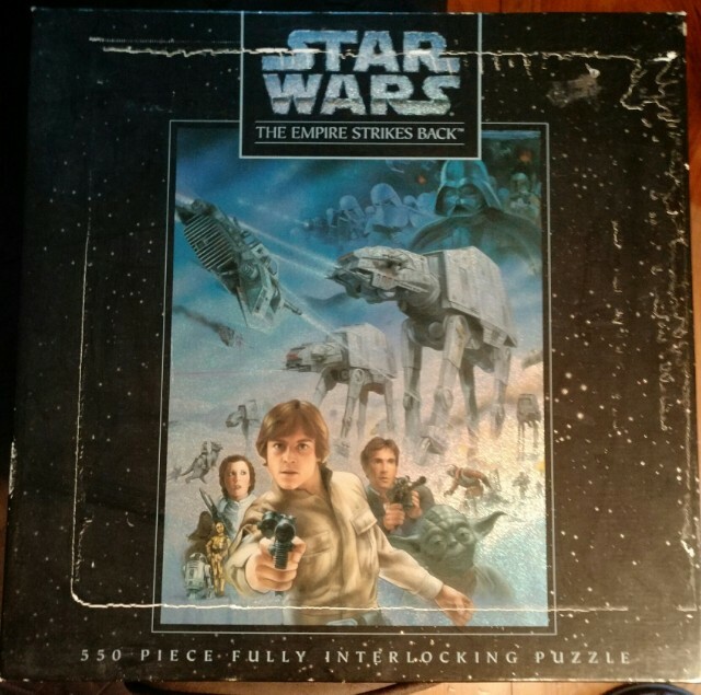 1995 Star Wars The Empire Strikes Back 550 Piece Puzzle Milton