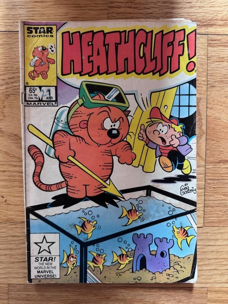Heathcliff No. 1 Premiere Issue April 1985 Marvel/Star Comics | eBay