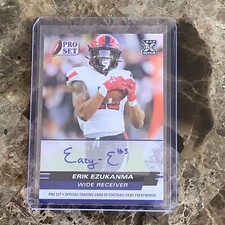 2022 Pro Set Draft Erik Ezukanma Eazy-E XRC Auto #PSA-EE1 Dolphins B16