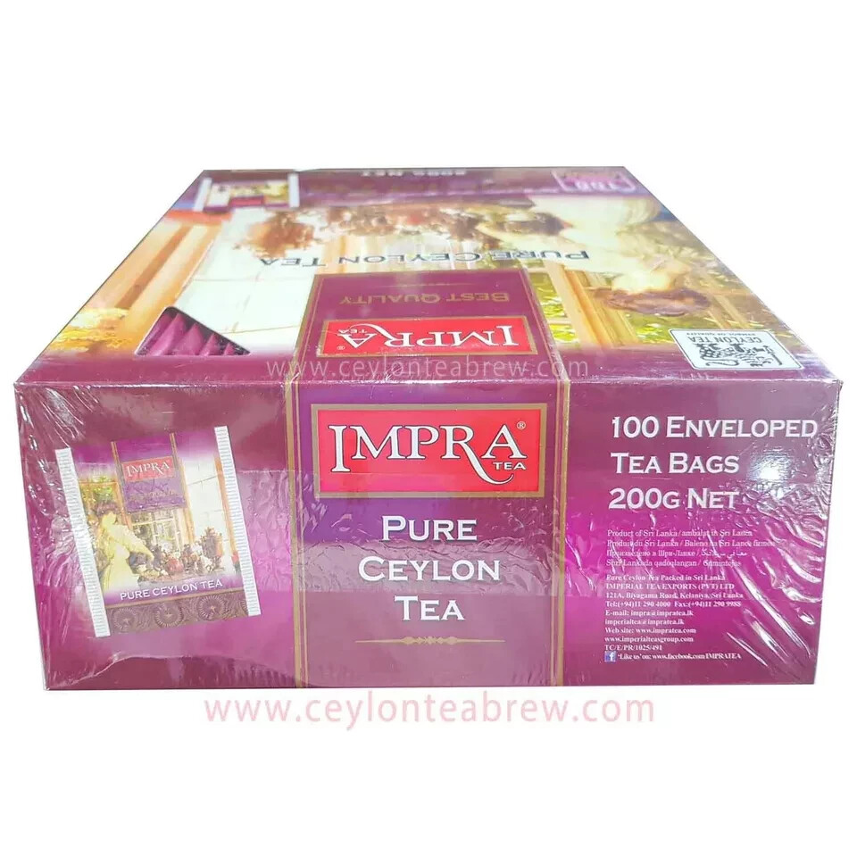 Impra Pure Ceylon Special quality black tea high grown tea enveloped