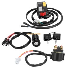 Handlebar Switch & Key Starter Relay Kit for ...
