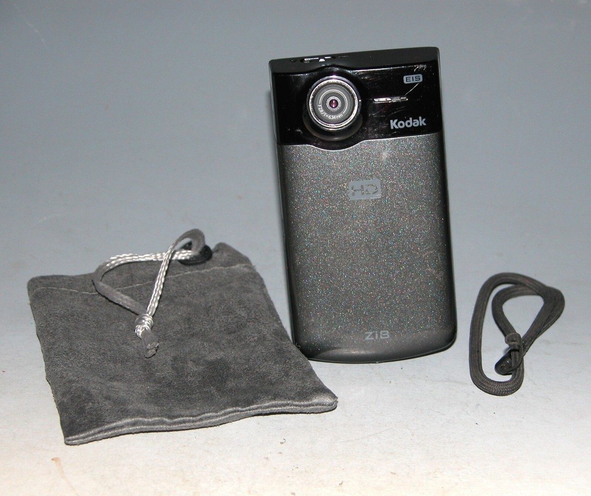 Kodak Zi8 Pocket Video Camera - Black #4150 | eBay