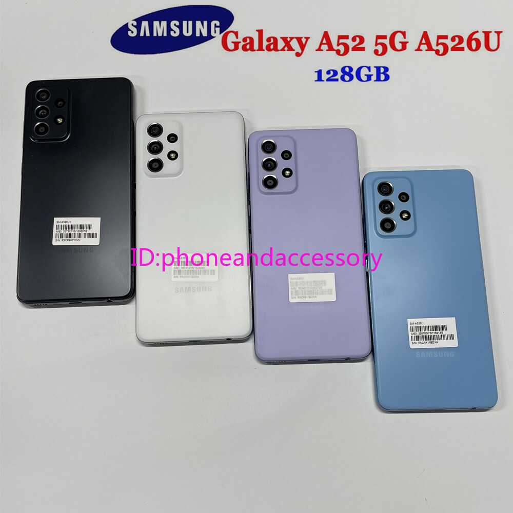 Unlocked Samsung Galaxy A52 5G SM-A526U 128GB 6GB 64MP 6.5