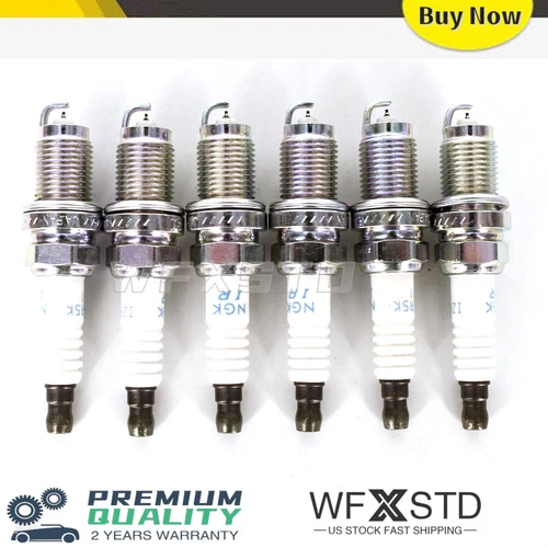 6Pcs Iridium Spark Plugs 9807B-5517W For Honda Odyssey Pilot Ridgeline 2005-2008