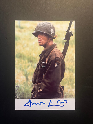 Hand signed card of DAMIAN LEWIS, BAND OF BROTHERS, FILM, TV autograph  UK