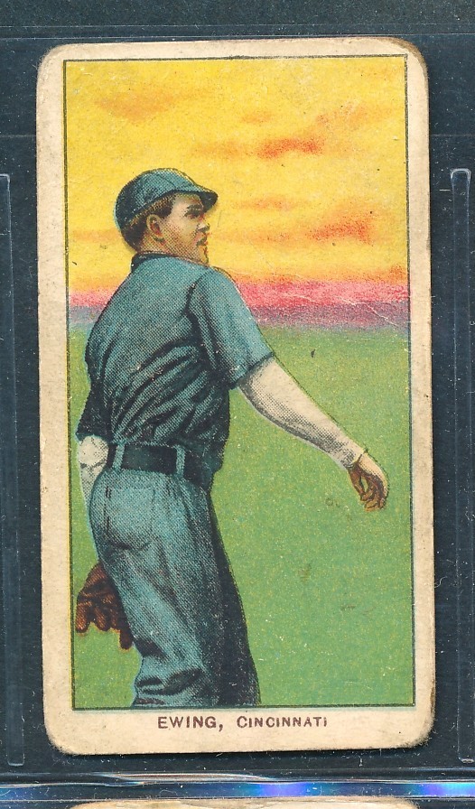 T206 Piedmont 150: BOB EWING Cincinnati Reds ~ GOOD wrinkles