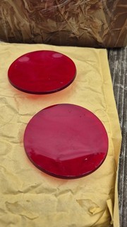Ford Fiesta Mk7 Front Red Foglight Covers