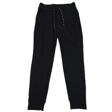 Marc New York Joggers Women's Sm Black Corduroy Ribbed Knit Cuffed Lounge Pants