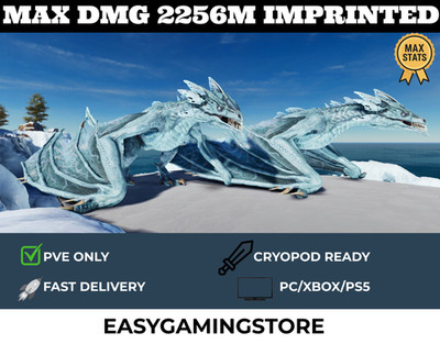  ARK Survival Ascended PvE | PC/XBOX/PS5 | Top Stats Lightning Wyvern 2256M Max