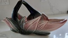 Vintage Hull Poinsettia Glaze Ceramic Pottery Planter 1950s