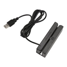 MSR90 USB Magnetic Strip Card Reading Machine Card Reader Stripe 3 Tracks  8162