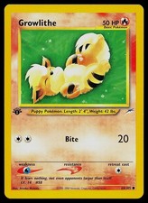 Pokemon Card - Growlithe Neo Destiny 68/105 1st Edition Common on eBay