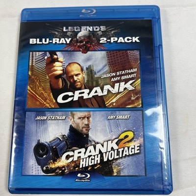 Crank 1 & 2: High Voltage Legends 2 Pack (Blu-ray Disc, 2010) Free Shipping