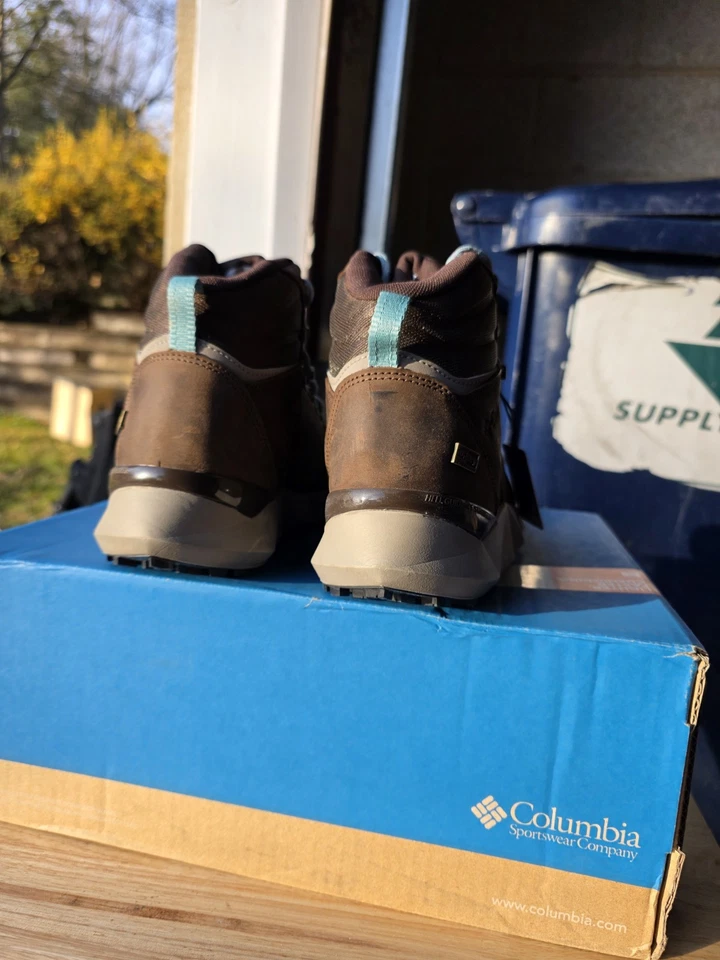 Columbia Mujeres Facet Sierra Botas de Senderismo Secas Marrón/Verde Polvoriento Talla 10 Foto 3 de 4