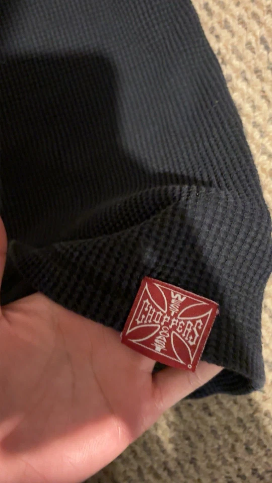 Camisa Térmica Jesse James Vintage West Coast Choppers Manga Larga Talla L Negra Foto 4 de 4