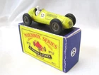 VINTAGE MATCHBOX 1:75 SERIES No.52a MASERATI 4CLT RACING CAR WITH A CRAFTED BOX.