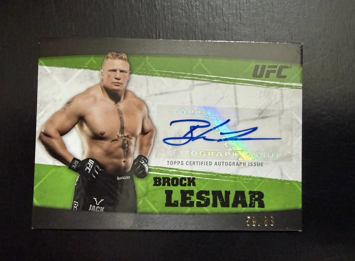 brock lesnar autograph products for sale | eBay