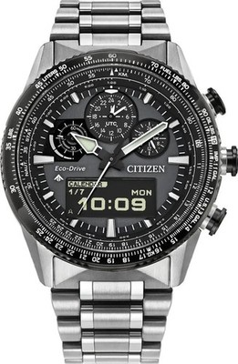 CITIZEN Promaster Sky JV2006-55H Quarz Herrenuhr Solar Stoppuhr Analog Digital