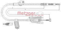Bremsseil Seilzug Feststellbremse Metzger Autoteile 17.0124 FüR Nissan Almera 2