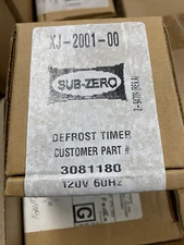 3081180 Sub-Zero Refrigerator Defrost Timer OEM**NEW**