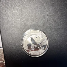 2016 SILVER CHINA 10 YUAN 1oz PANDA .999 FINE Brilliant Uncirculated in Capsule